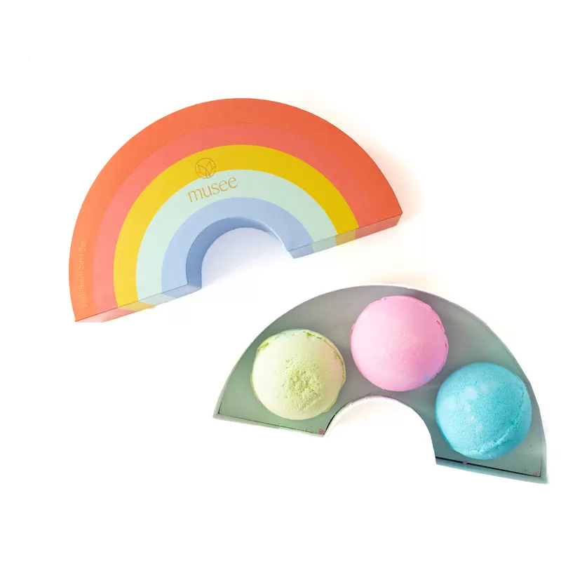 MUSEE BATH | Rainbow Bath Bomb Set