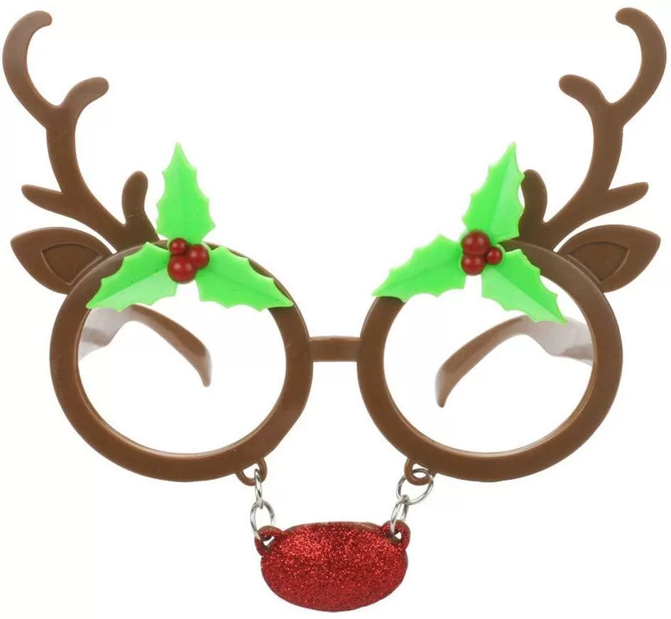 New Beautiful Reindeer Sunglasses for Christmas Decoration