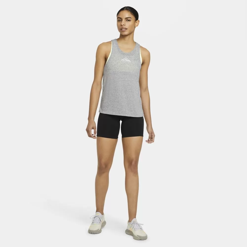 Nike Women's City Sleek Trail Tank Smoke Grey / Grey Fog / Heather