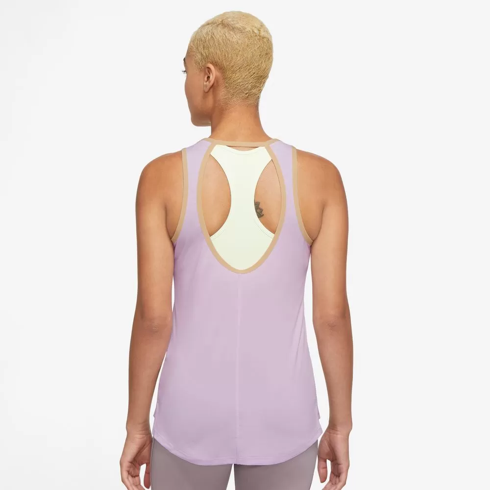 Nike Women's Dri-FIT Icon One Tank Doll / Sesame / White