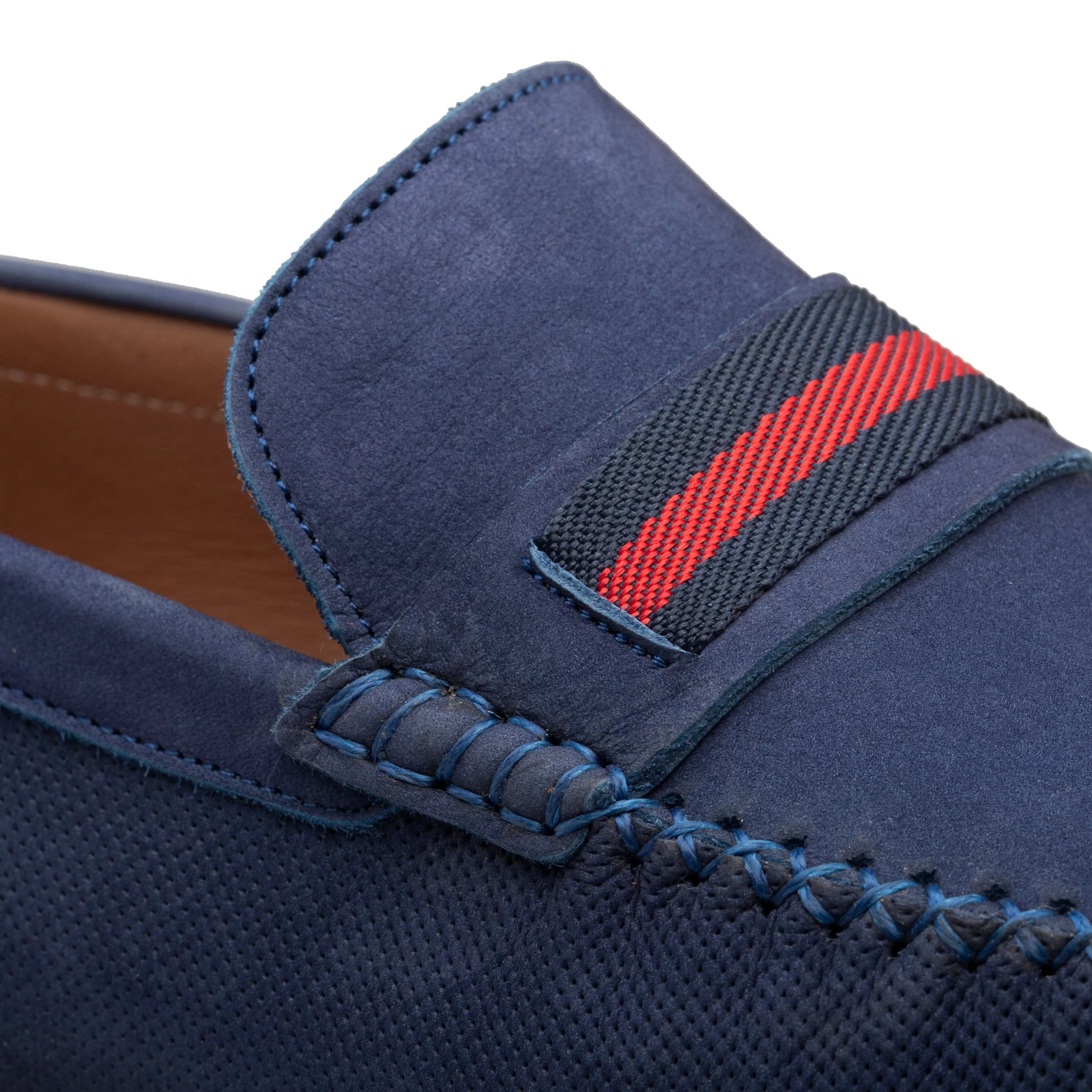 Nubuck Handsewn Banded Mocassin