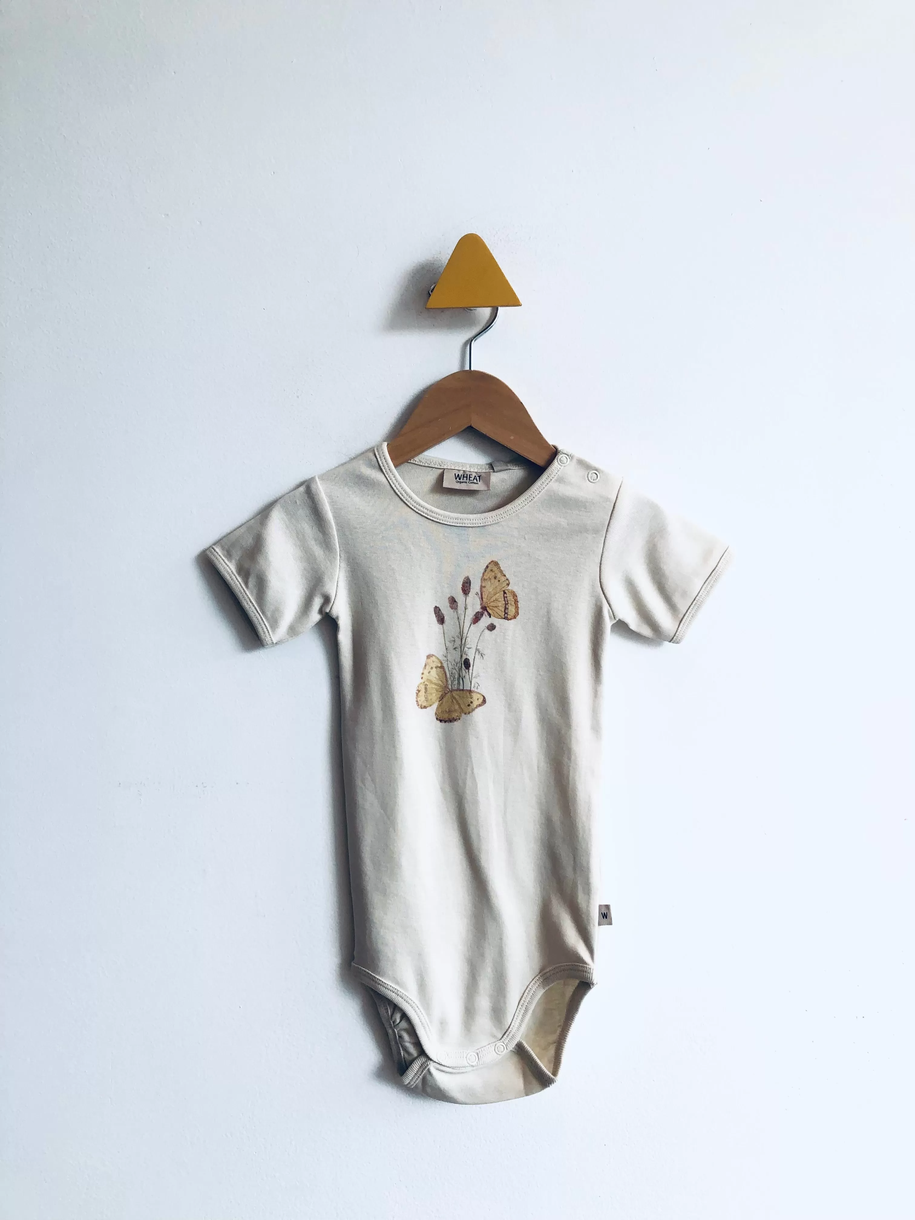 Organic Cotton Butterfly Onesie // 18M