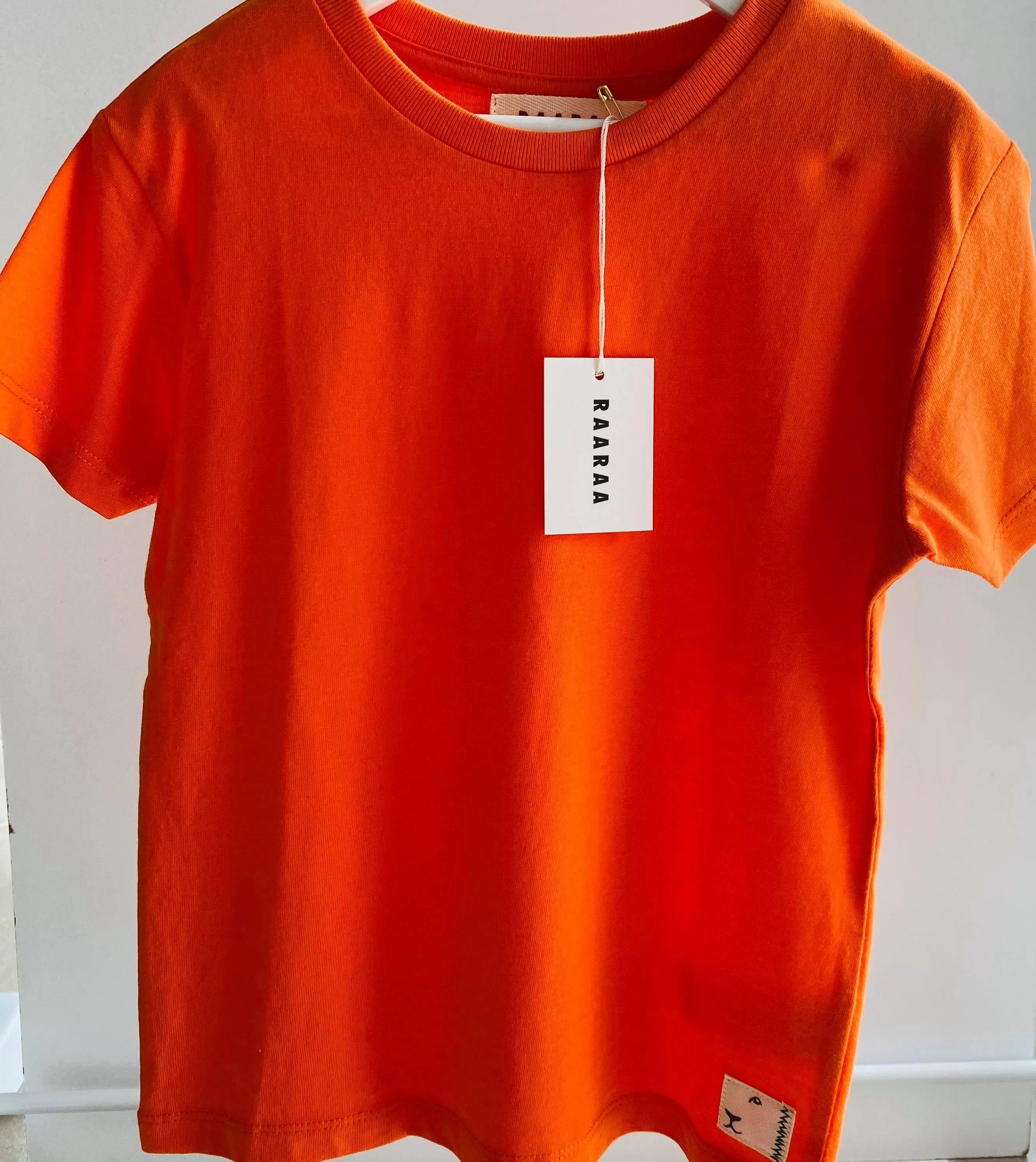 Organic Cotton Classic Fit Clyde Tee - Orange