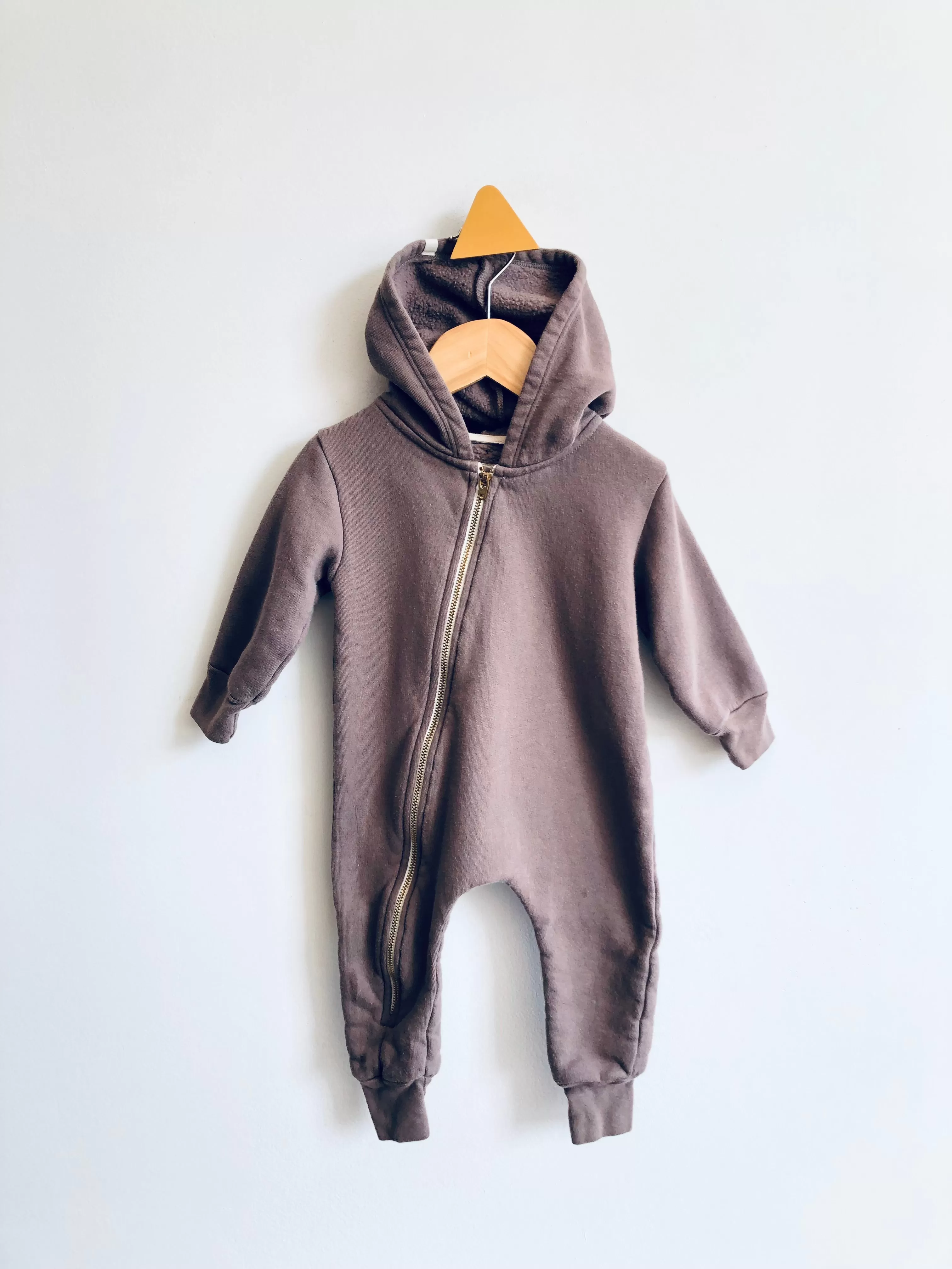 Organic Cotton Moto Romper // 6-12M