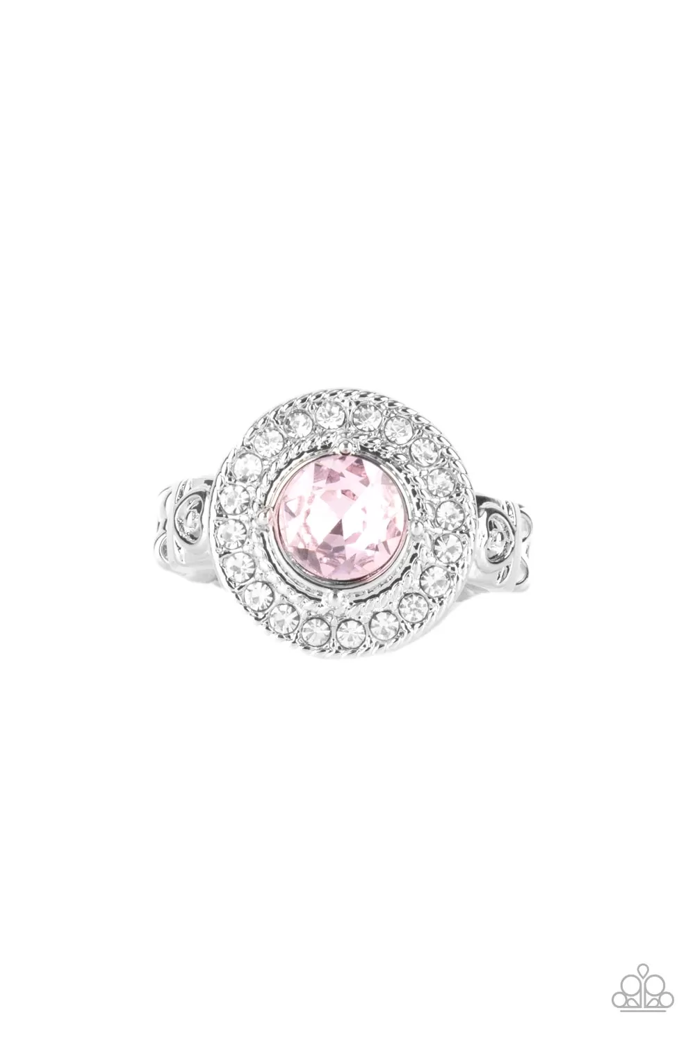 Paparazzi Accessories - Targeted Timelessness - Pink Ring