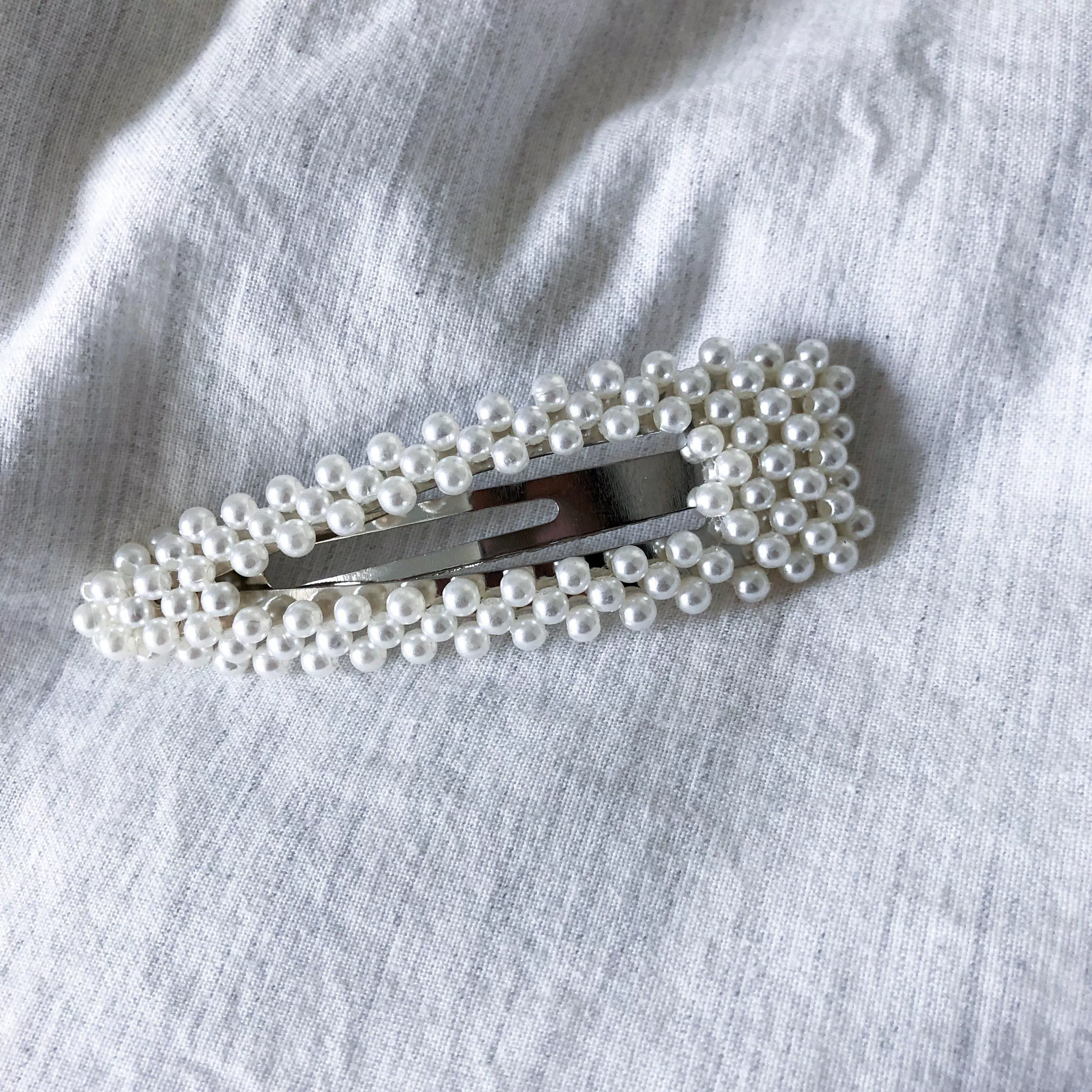 Pearl Snap Barrette Duo - LAST CHANCE / FINAL SALE