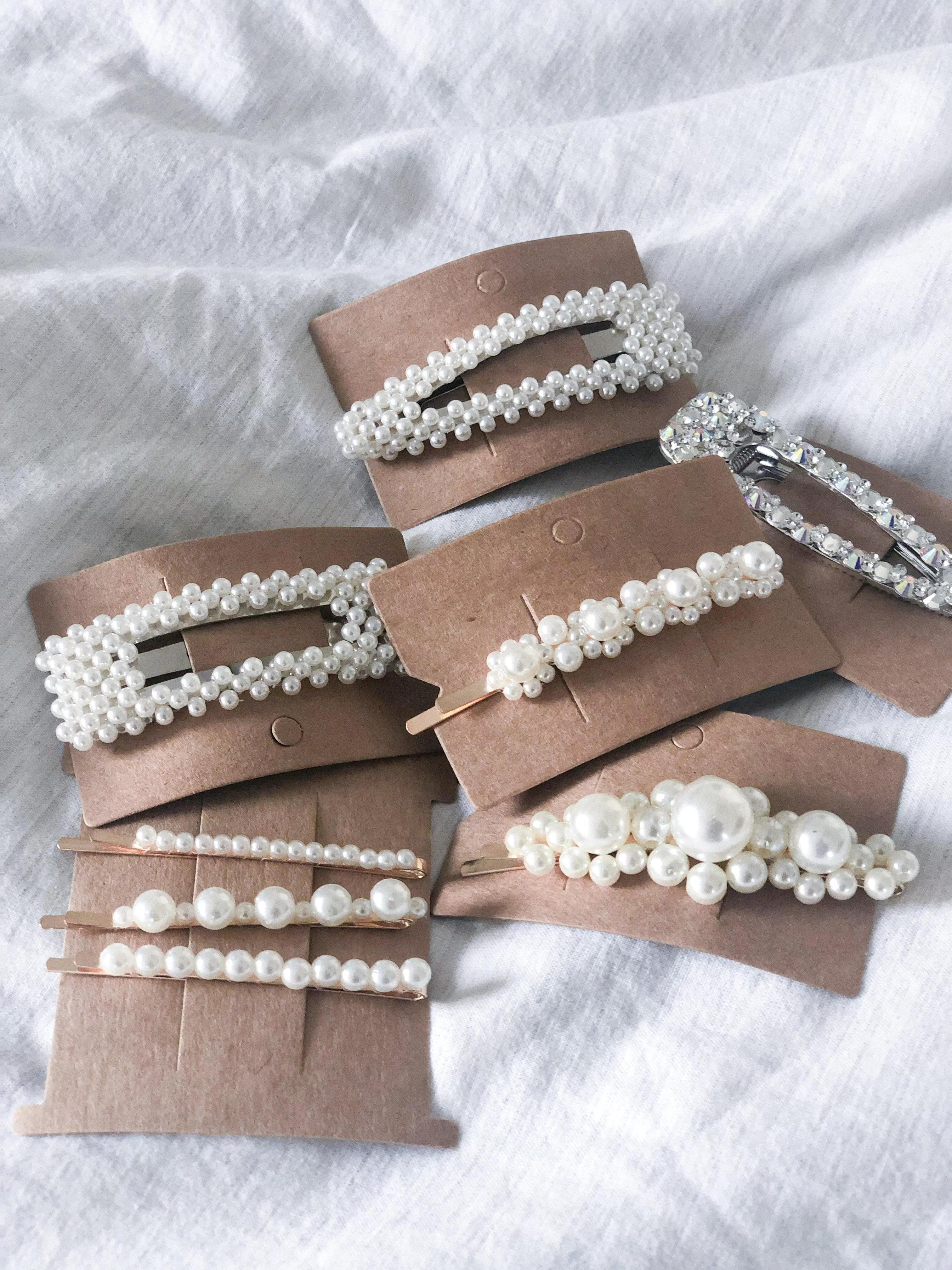 Pearl Snap Barrette Duo - LAST CHANCE / FINAL SALE