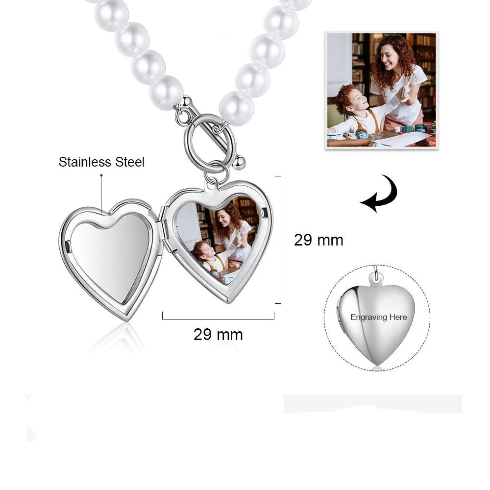 Personalized Engraving Pearl Necklace