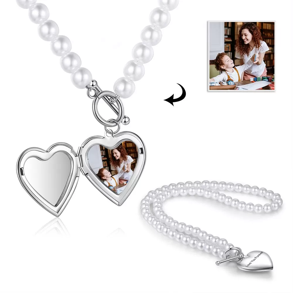 Personalized Engraving Pearl Necklace