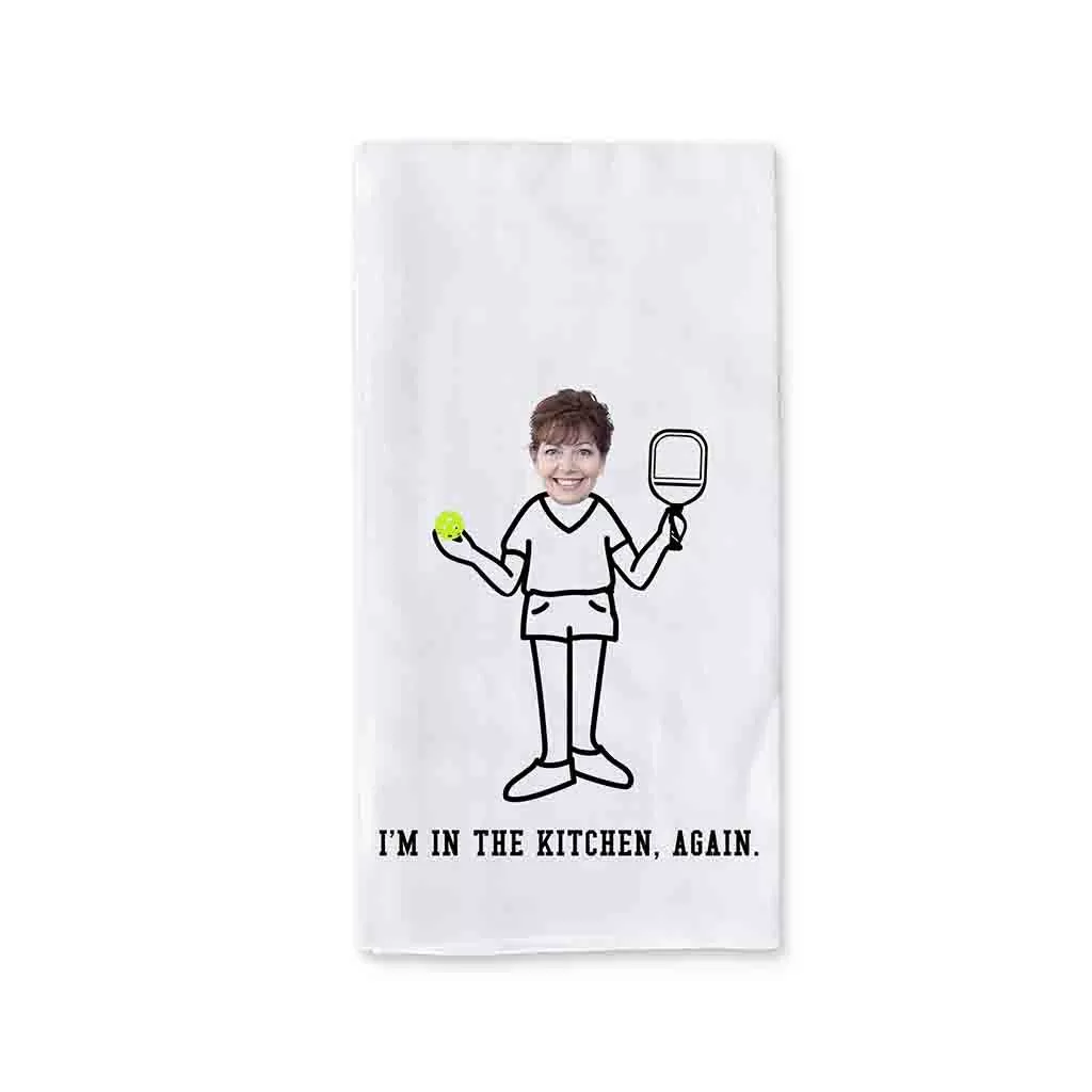 Personalized Kitchen Towel for the Pickleball Player