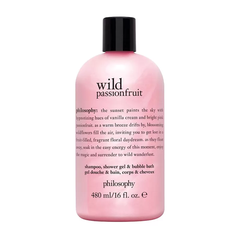 PHILOSOPHY | Wild Passionfruit Shampoo, Shower Gel & Bubble Bath