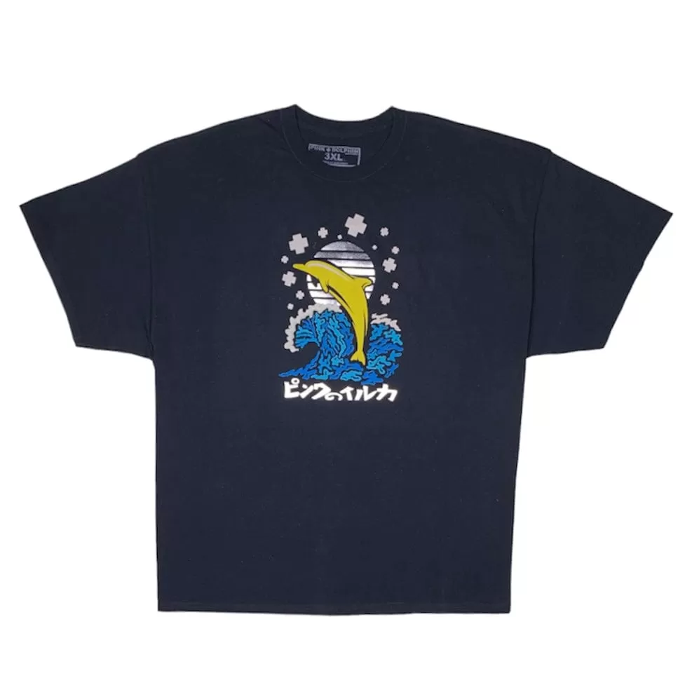 Pink   Dolphin Dolphin T-Shirt (Black) - US11911