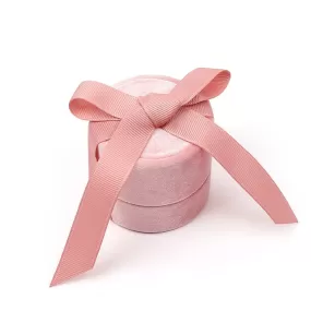 Pink Velvet Ring Box