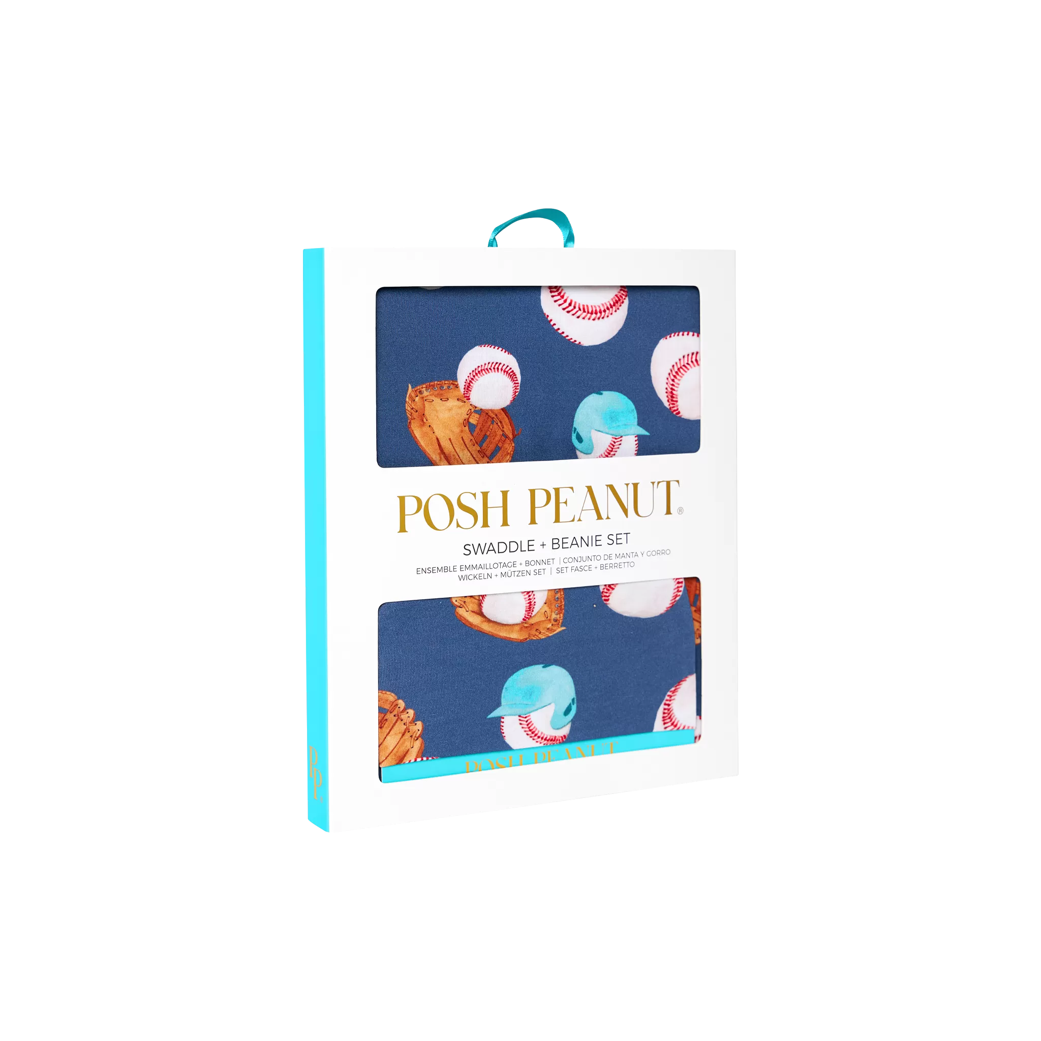 Posh Peanut Homer Swaddle and Beanie Set