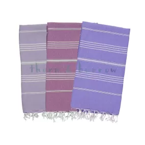 Purple 100% Cotton Turkish Towel