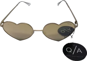 QUAY Metallic Heartbreaker Sunglasses