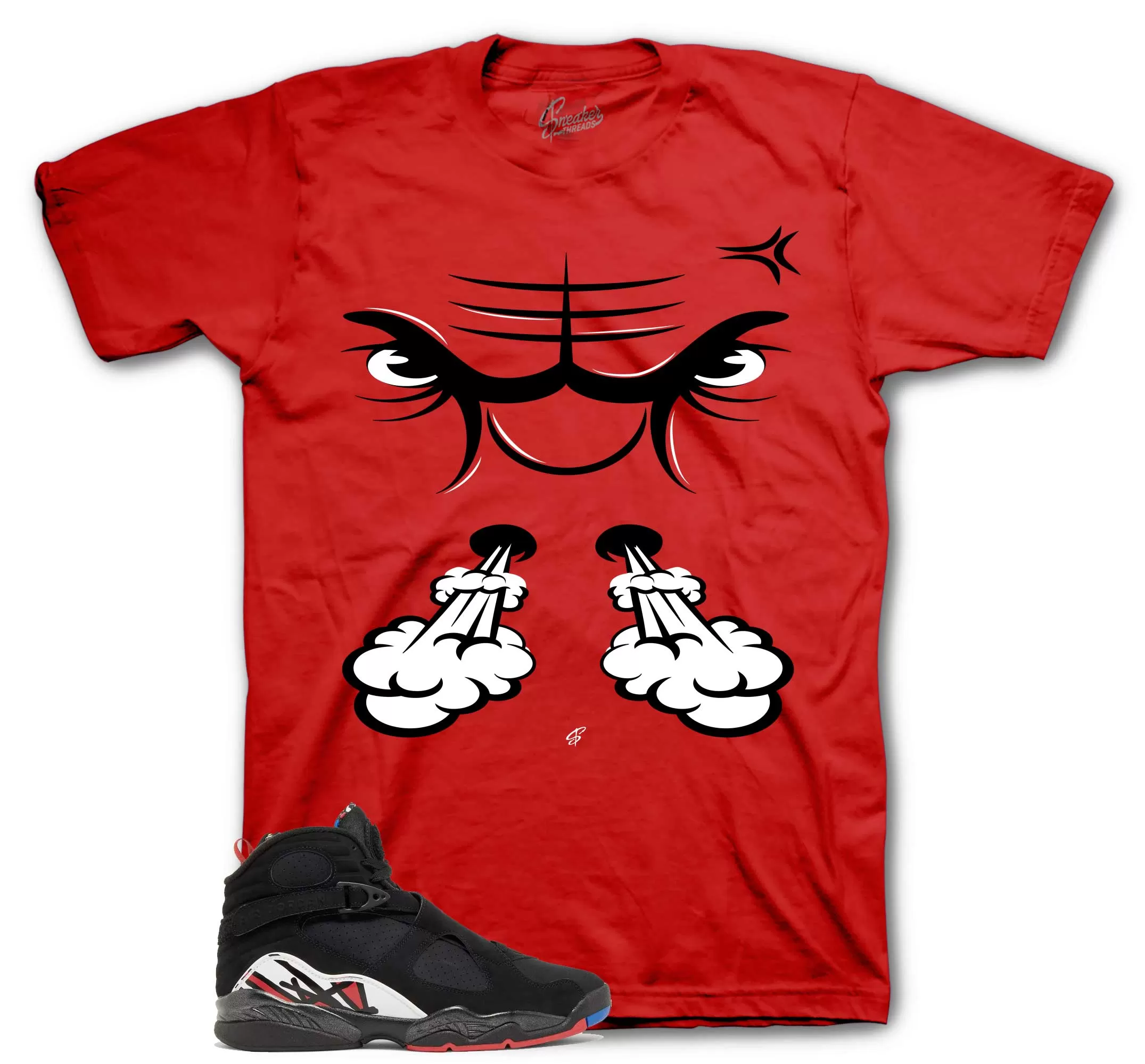 Retro 8 Playoffs Bullface Shirt