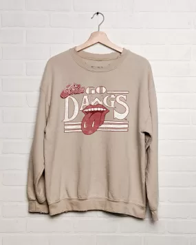 Rolling Stones MSU Bulldogs Stoned Sand Thrifted Sweatshirt