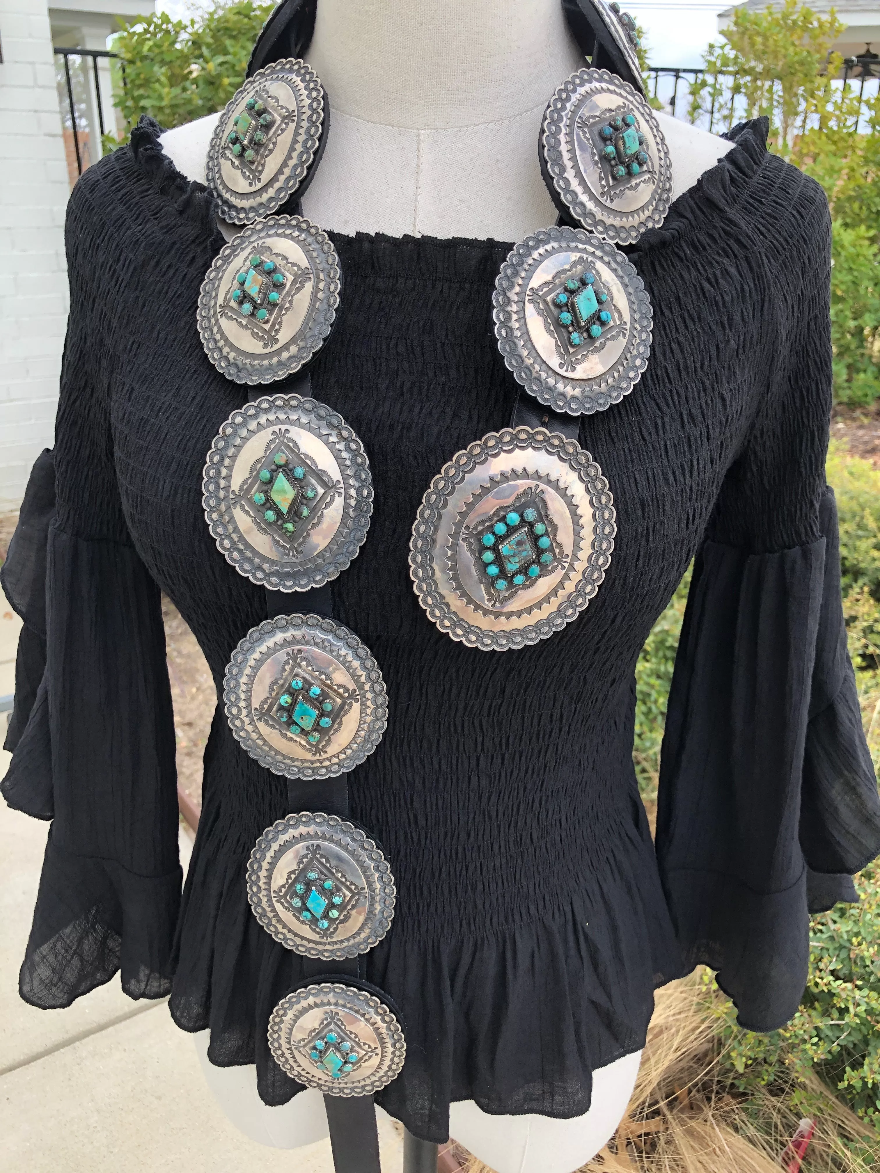 Royston Turquoise Concho Belt