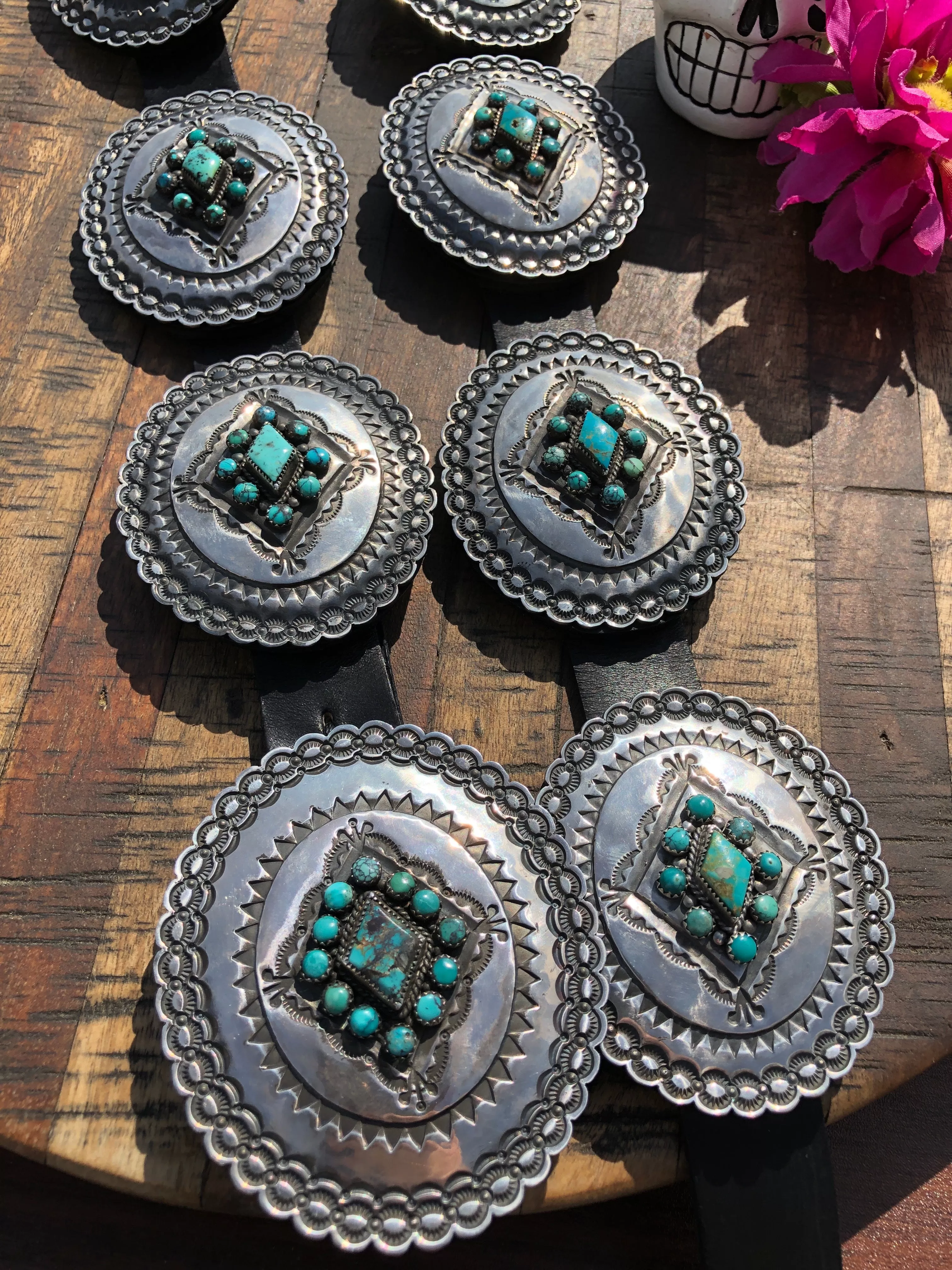 Royston Turquoise Concho Belt