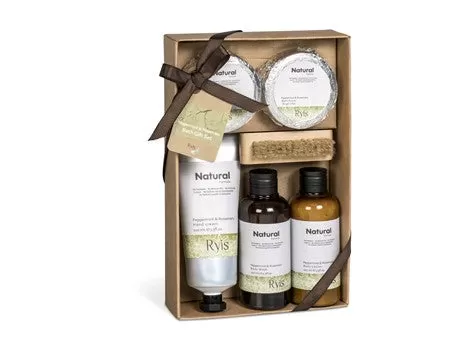 Ryis Peppermint & Rosemary Bath Set