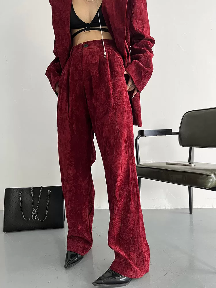 Sayuri Crushed Velvet Pants