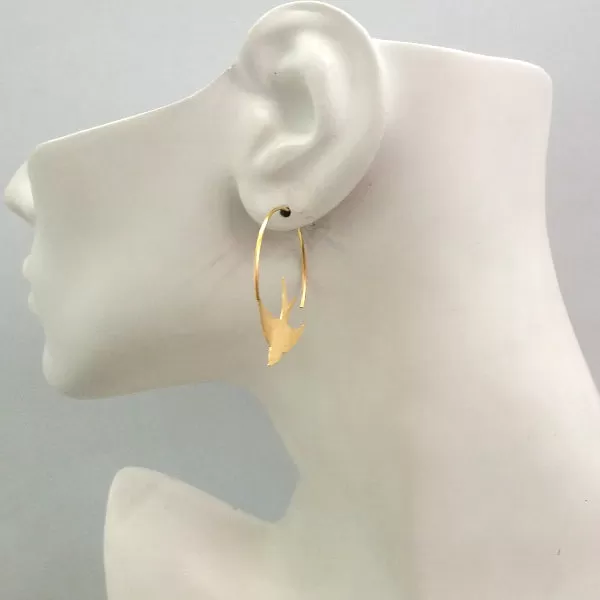 Shallow Hoops Earrings