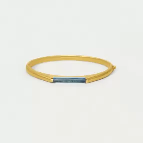 Signature Revival Hinge Gemstone Bangle