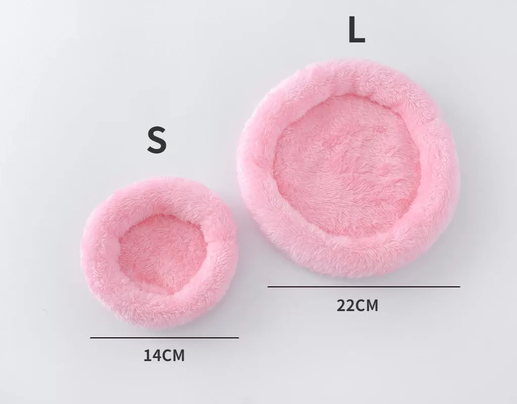 Small pet cotton pad hamster guinea pig thickened warm nests cushion rabbit chinchilla lamb fleece bed pet supplies