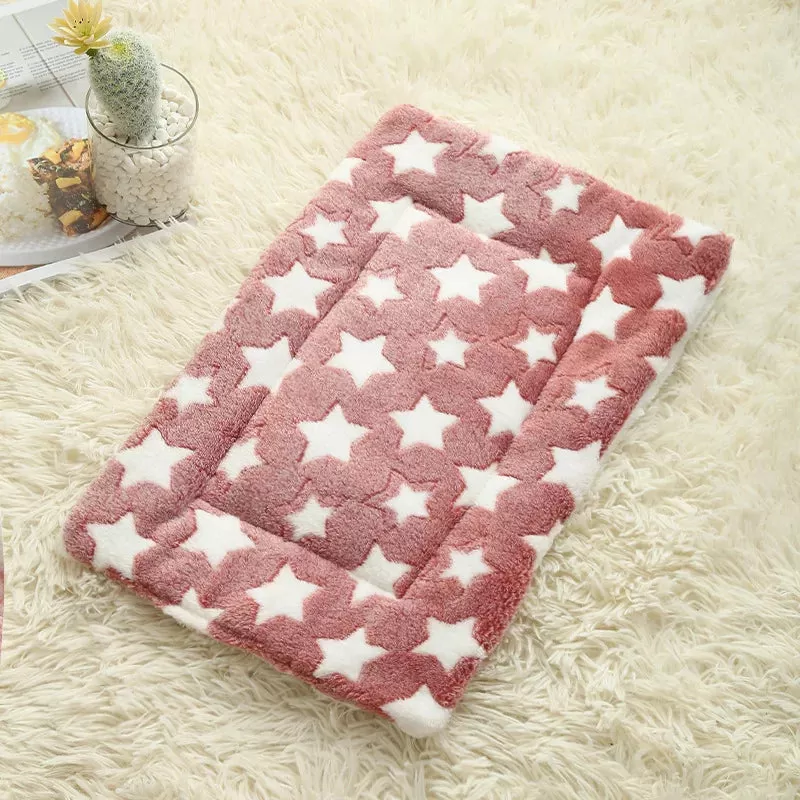 Small pet cotton pad hamster guinea pig thickened warm nests cushion rabbit chinchilla lamb fleece bed pet supplies