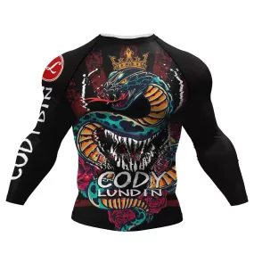 Snake 'Chinese Cobra' Elite Long Sleeve Compression Rashguard