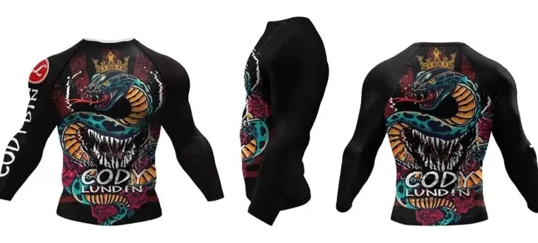 Snake 'Chinese Cobra' Elite Long Sleeve Compression Rashguard