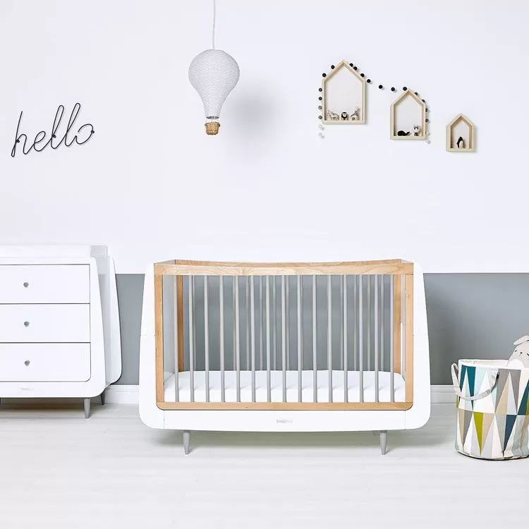 SnuzKot Skandi Cot Bed – Grey