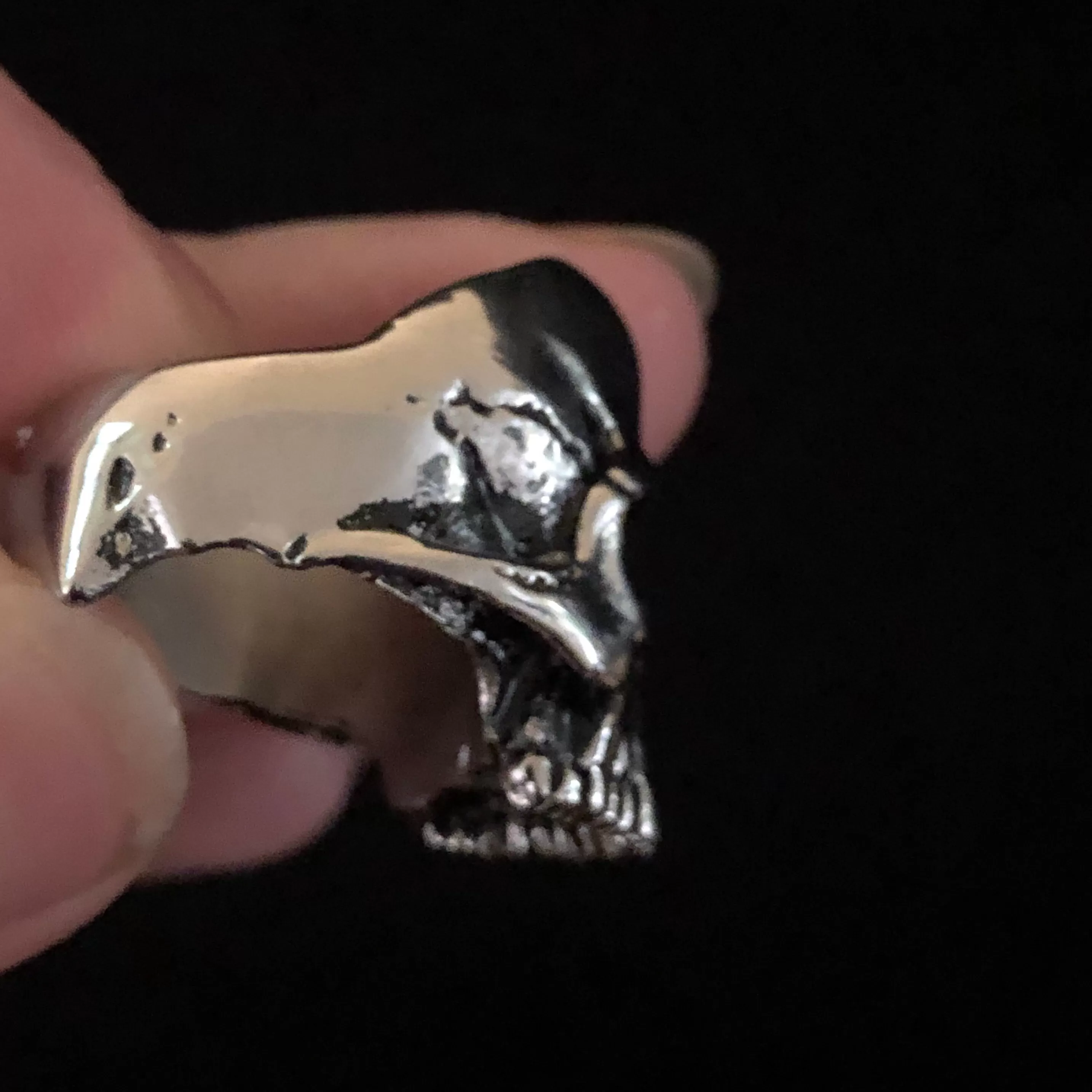 Steel Skull Ring