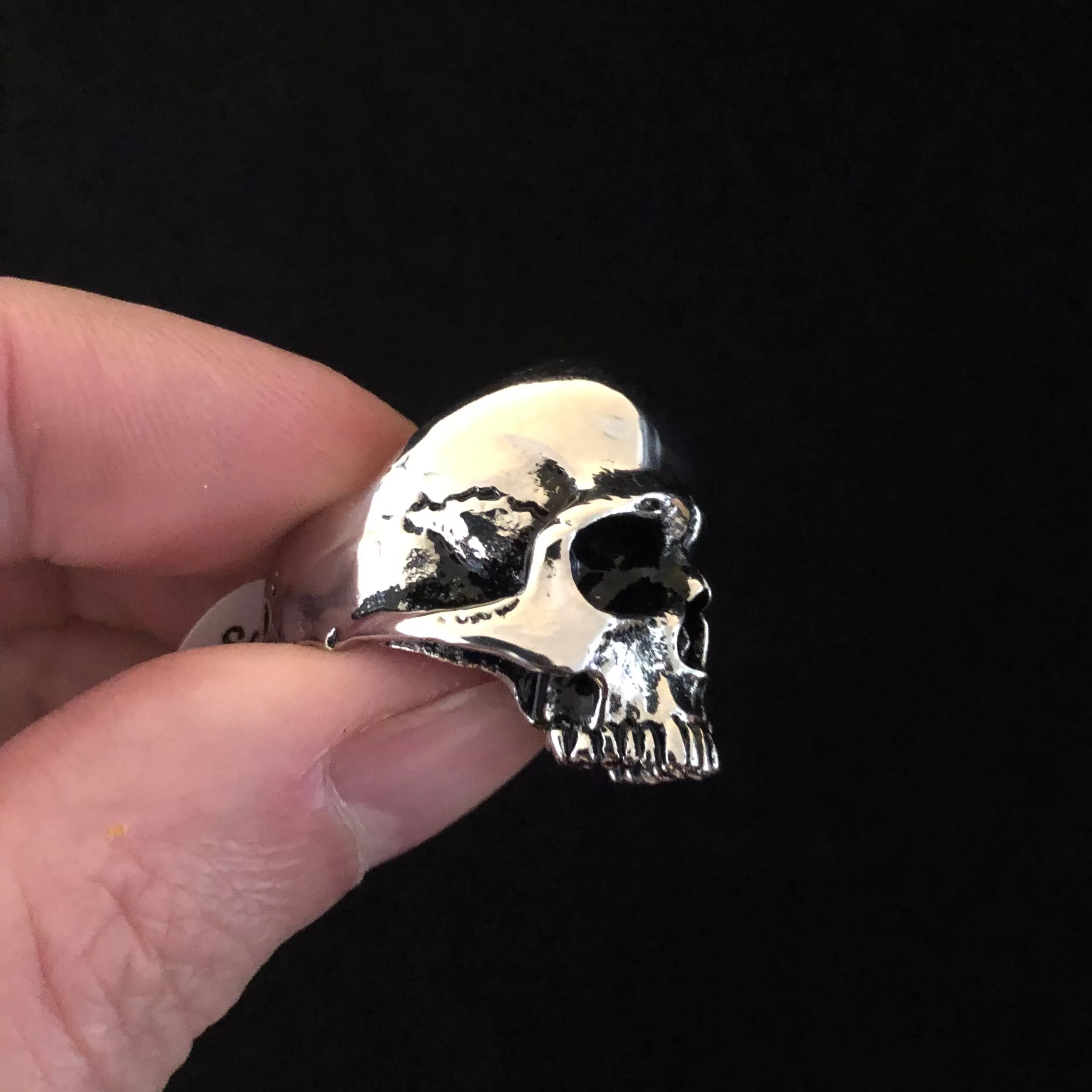 Steel Skull Ring