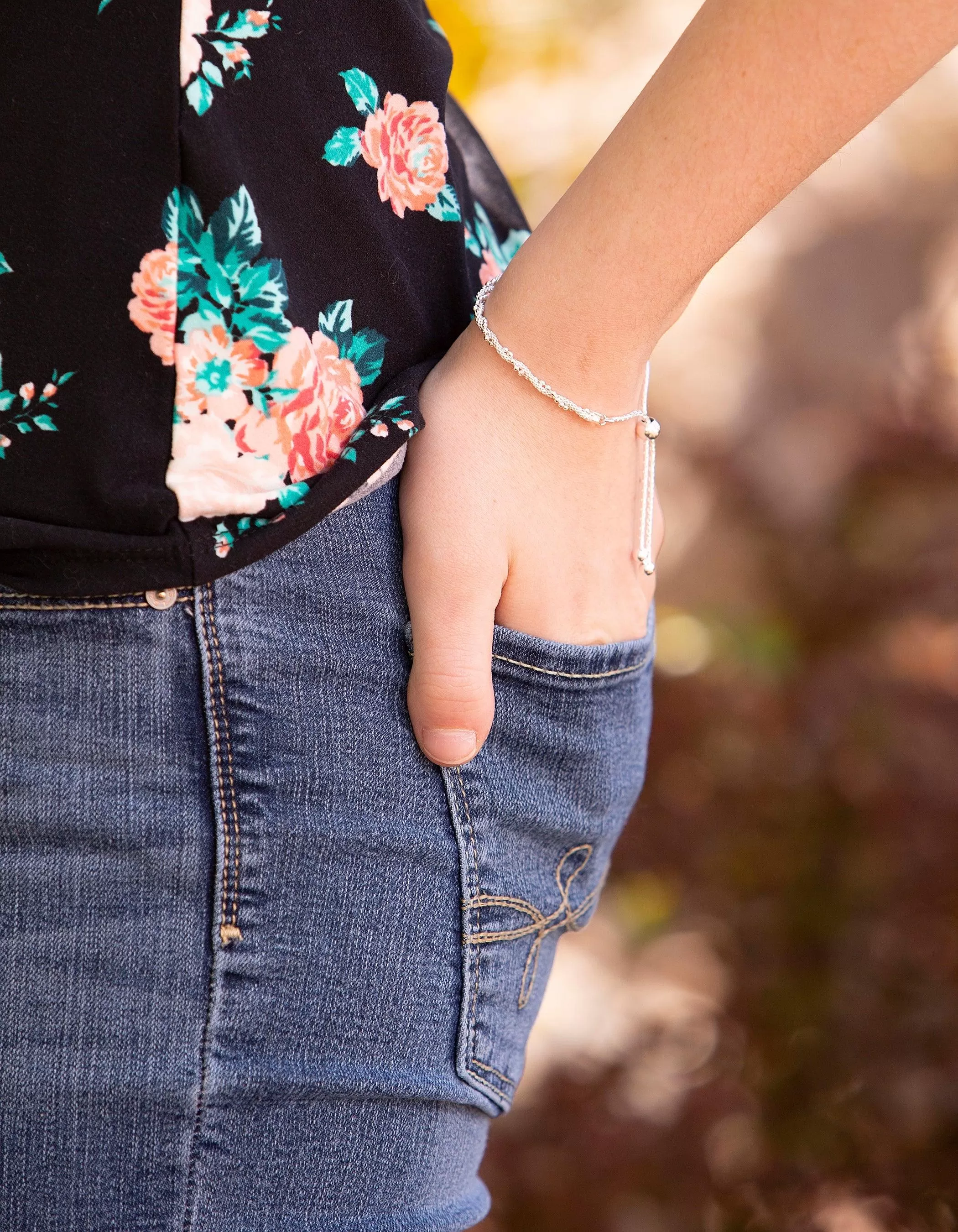 Sterling Silver Bolo Bracelet for Women and Girls with Elegant Twist Design Adjustable Slide Closure