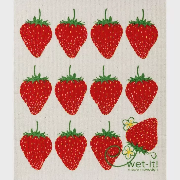 Strawberry Swedish Dish Cloth