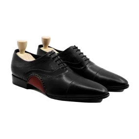 Svar - Men's Black Calf Leather Oxford Shoe