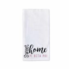 Sweet Home Pi Beta Phi Sorority Kitchen Towel