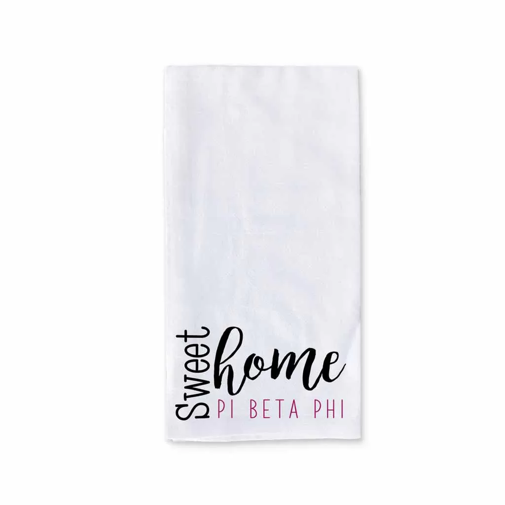 Sweet Home Pi Beta Phi Sorority Kitchen Towel