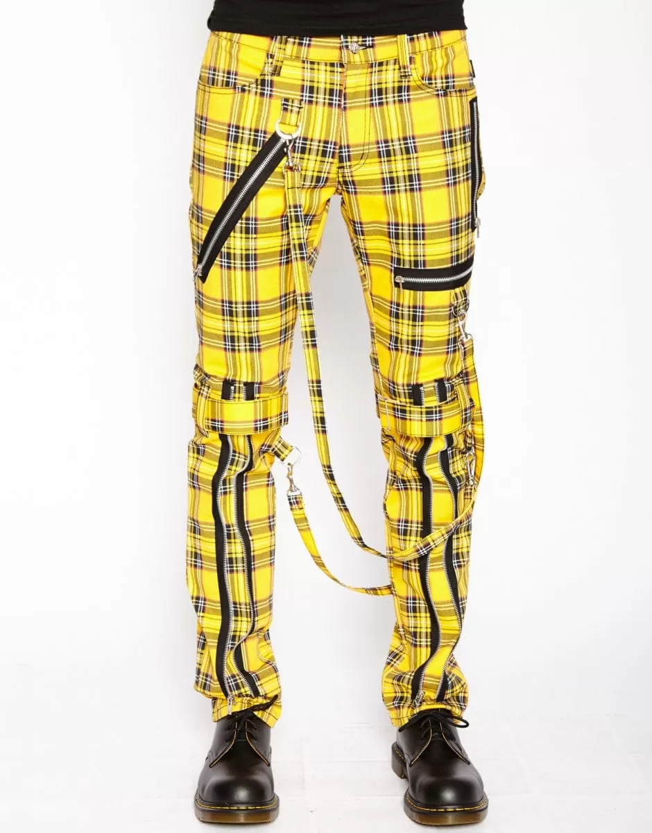 TRIPP NYC Tartan Plaid Bondage Pants