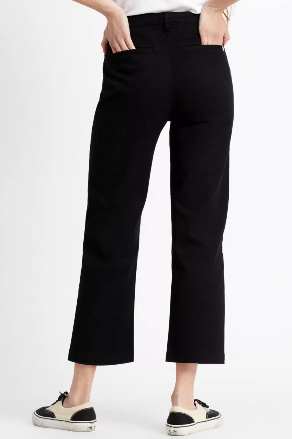 Victory Straight Black Trouser Pant