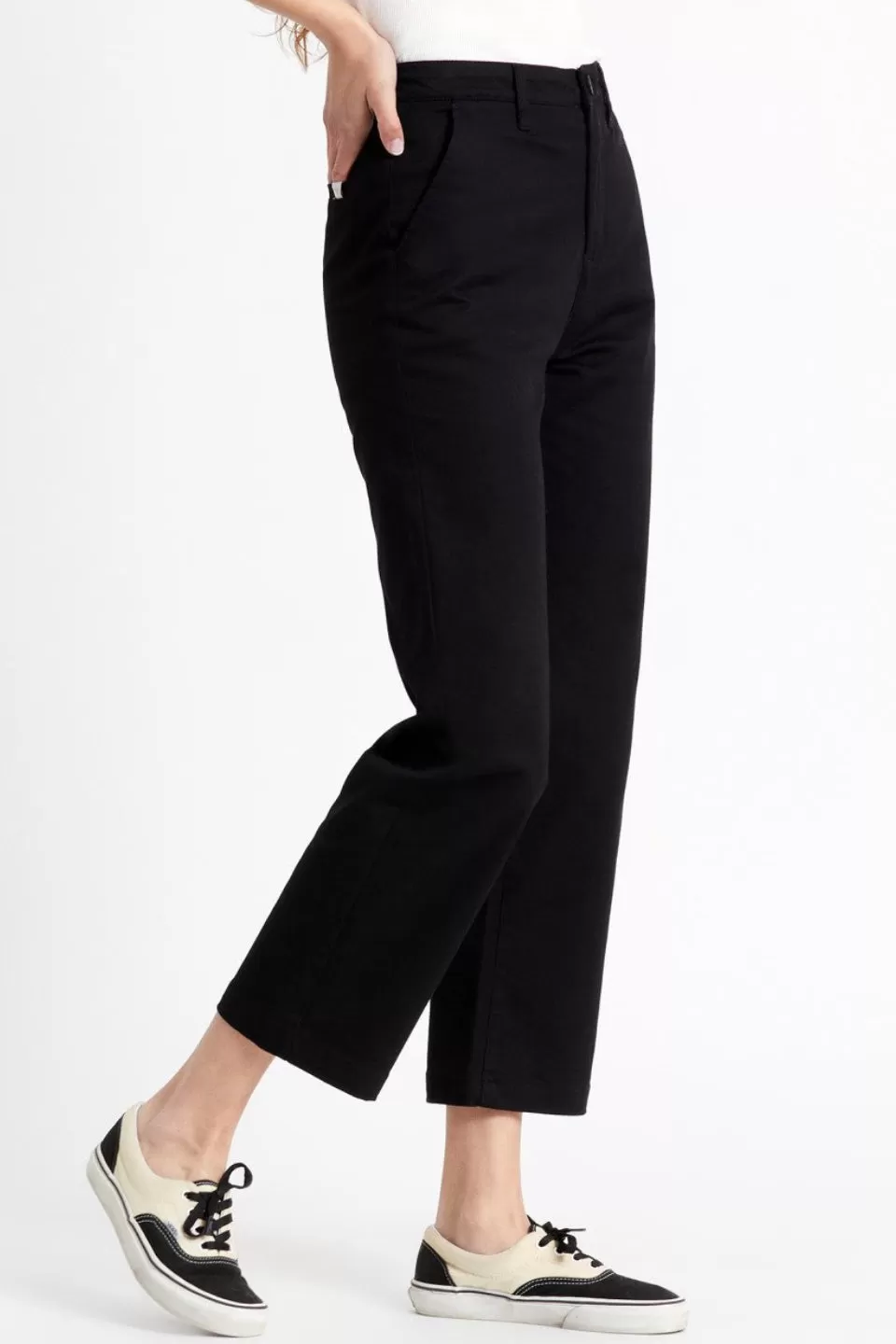 Victory Straight Black Trouser Pant