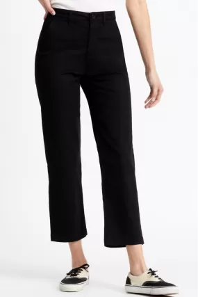 Victory Straight Black Trouser Pant