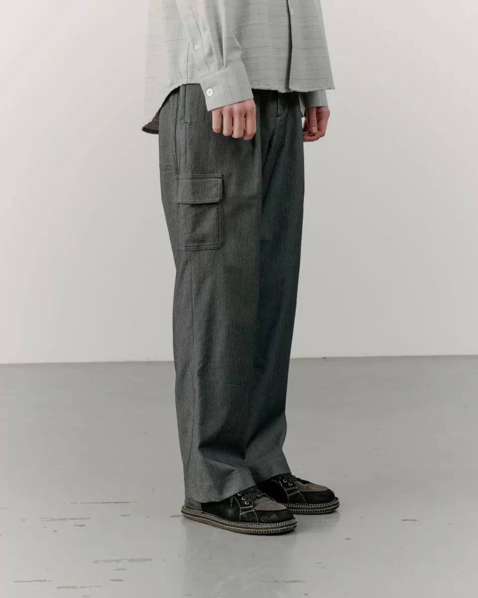 vous décidez Carg Pants Dark Grey