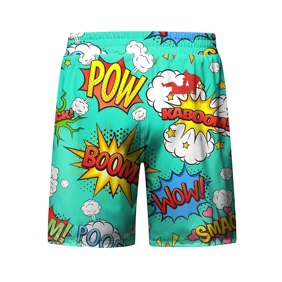 Warrior 'Comic Print' Compression Set