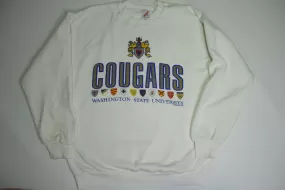 Washington State University WSU Cougars Vintage 90's Jerzees Crewneck Sweatshirt