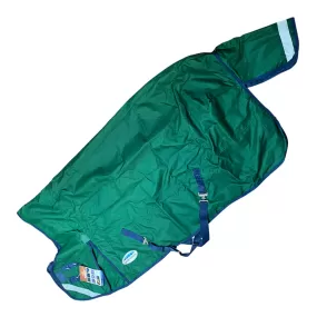 Weatherbeeta Comfitec Plus 'Dynamic' High Neck Lite in Green w/Blue Piping - 81