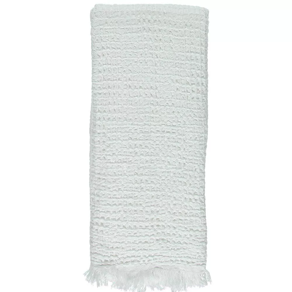 White Waffle Mini Bath Turkish Towel