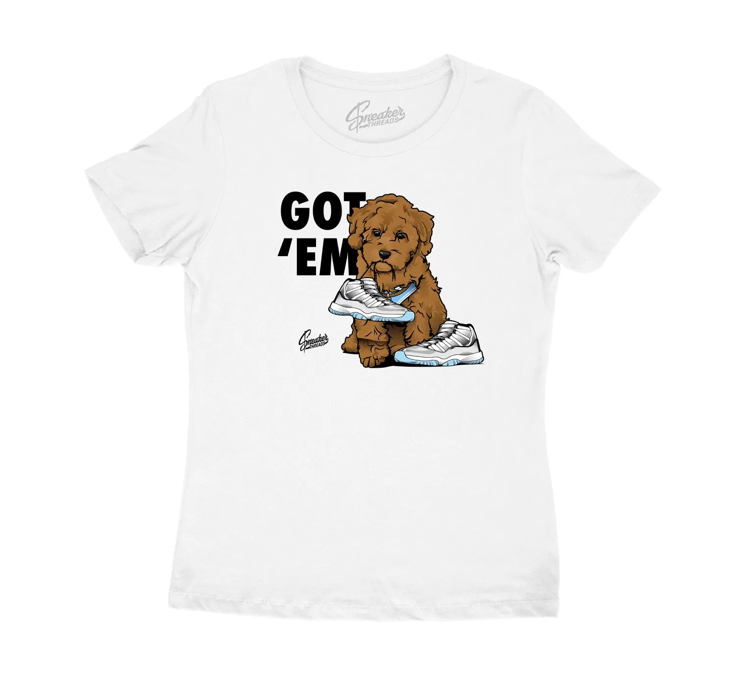 Womens Legend Blue 11 Shirt - Got Em - White